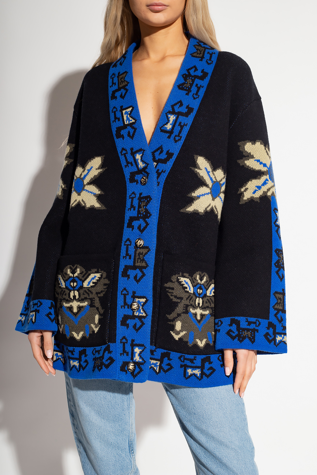 Multicolour Wool cardigan Etro - SchaferandweinerShops Spain
